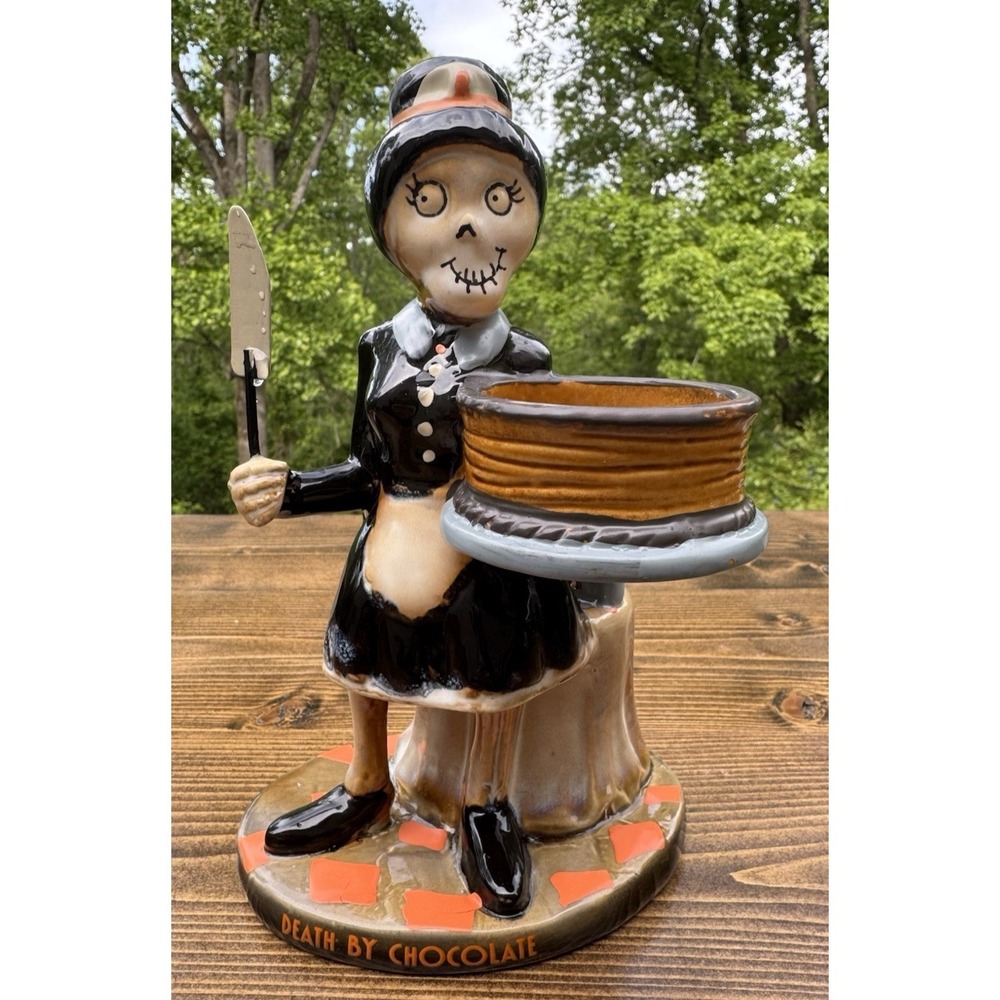 Yankee Candle Boney Bunch Death By Chocolate 2017 Tealight Holder‎ Halloween